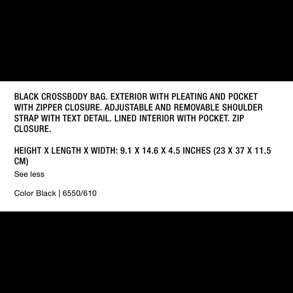 Zara text details crossbody bag - Picture 7 of 7